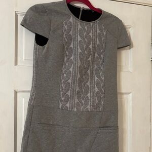 Tibi Gray Mini Dress